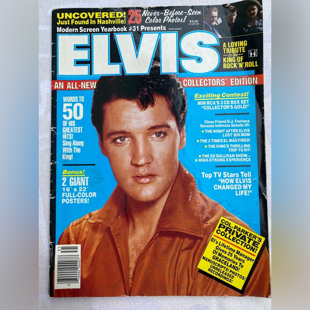 Rare Elvis Modern Screen Yearbook #31 All-New Collectors Edition 1991